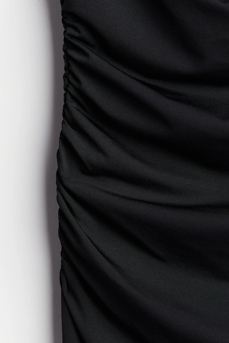 Cowl-neck Dress