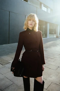 Double-Breasted Jacket Dress