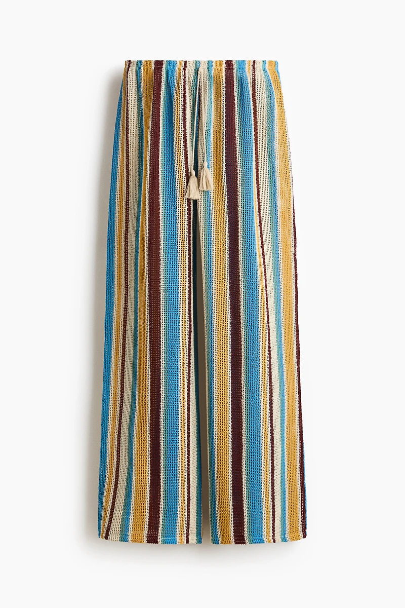 Pantalon en filet avec cordon de serrage