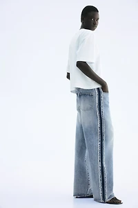 Jeans with Side Panels