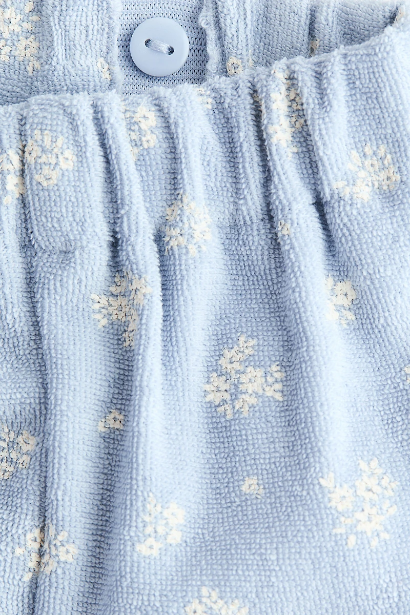 Ensemble 2 pièces en tissu éponge imprimé