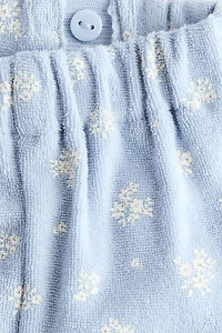 Ensemble 2 pièces en tissu éponge imprimé