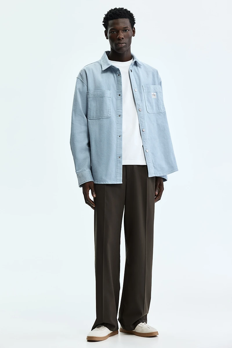 Oversized Cotton Corduroy Shirt