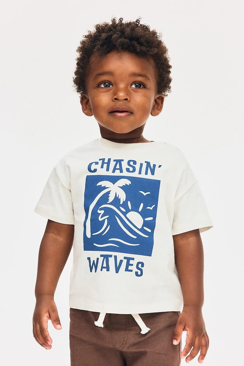 Printed Cotton T-Shirt