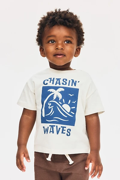 Printed Cotton T-Shirt