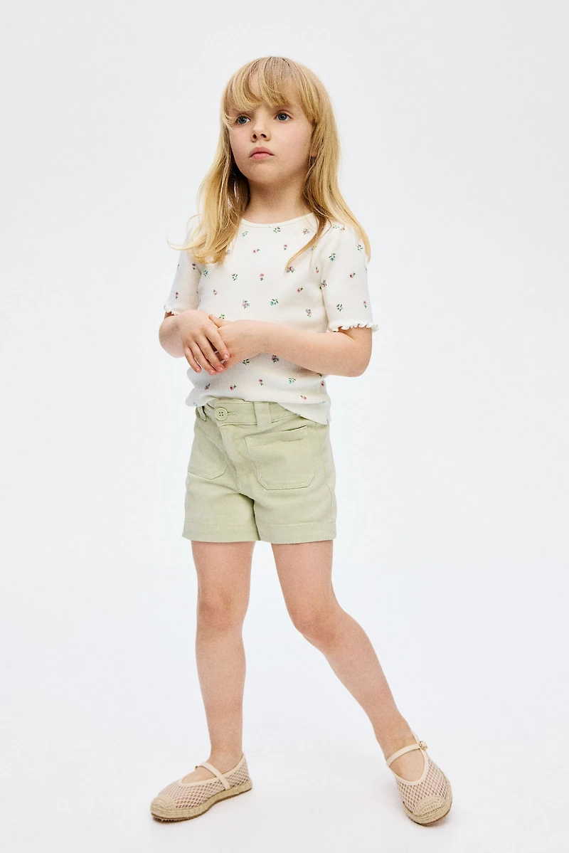 Ribbed Cotton Top