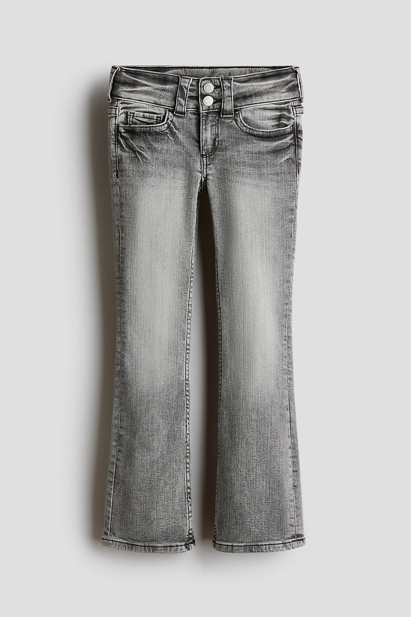 Bootcut Leg Low Jeans