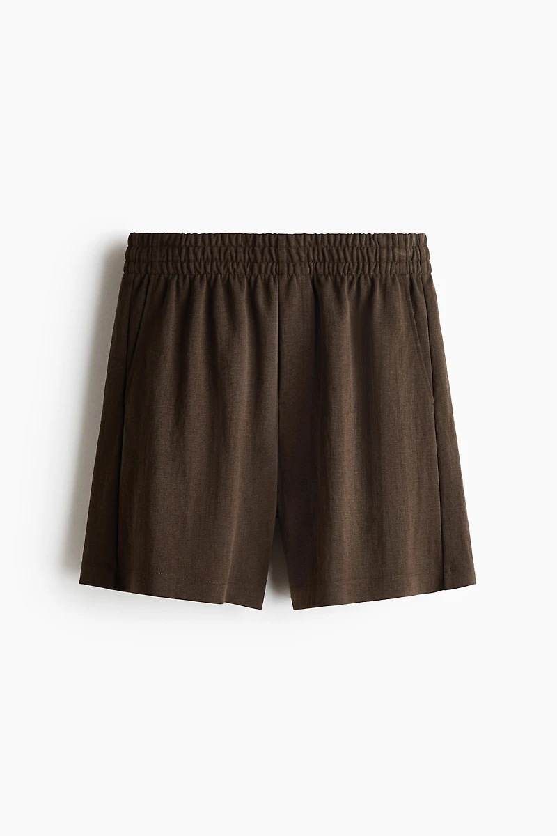 Relaxed-Fit Interlock Shorts
