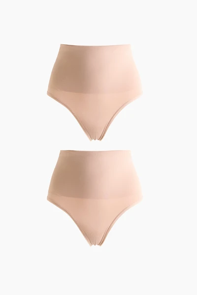 Lot de 2 culottes Thong légèrement sculptantes