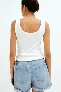 MAMA Denim Shorts