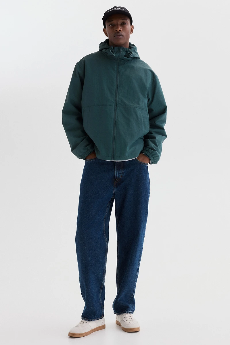 Water-Repellent Nylon Windbreaker