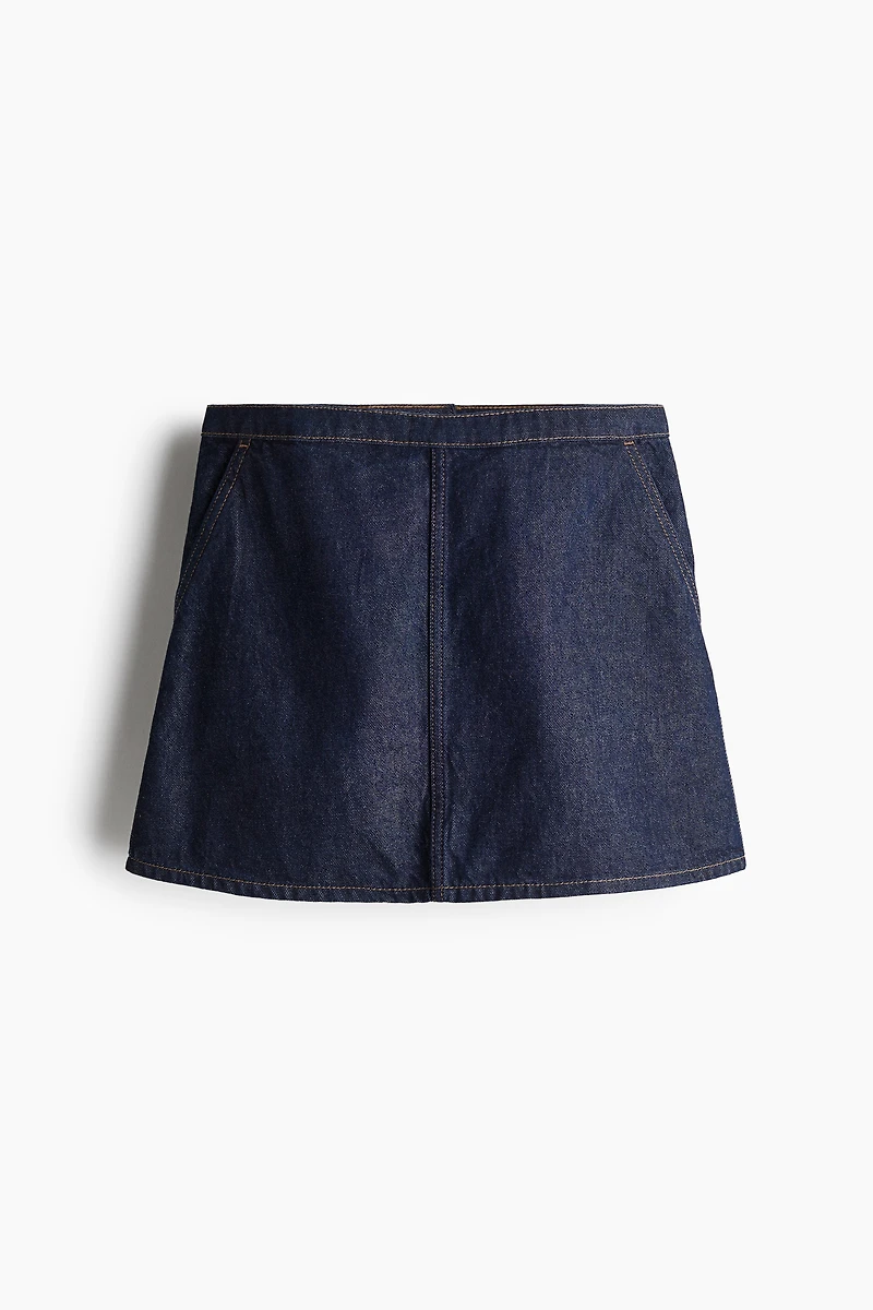 A-line mini skirt