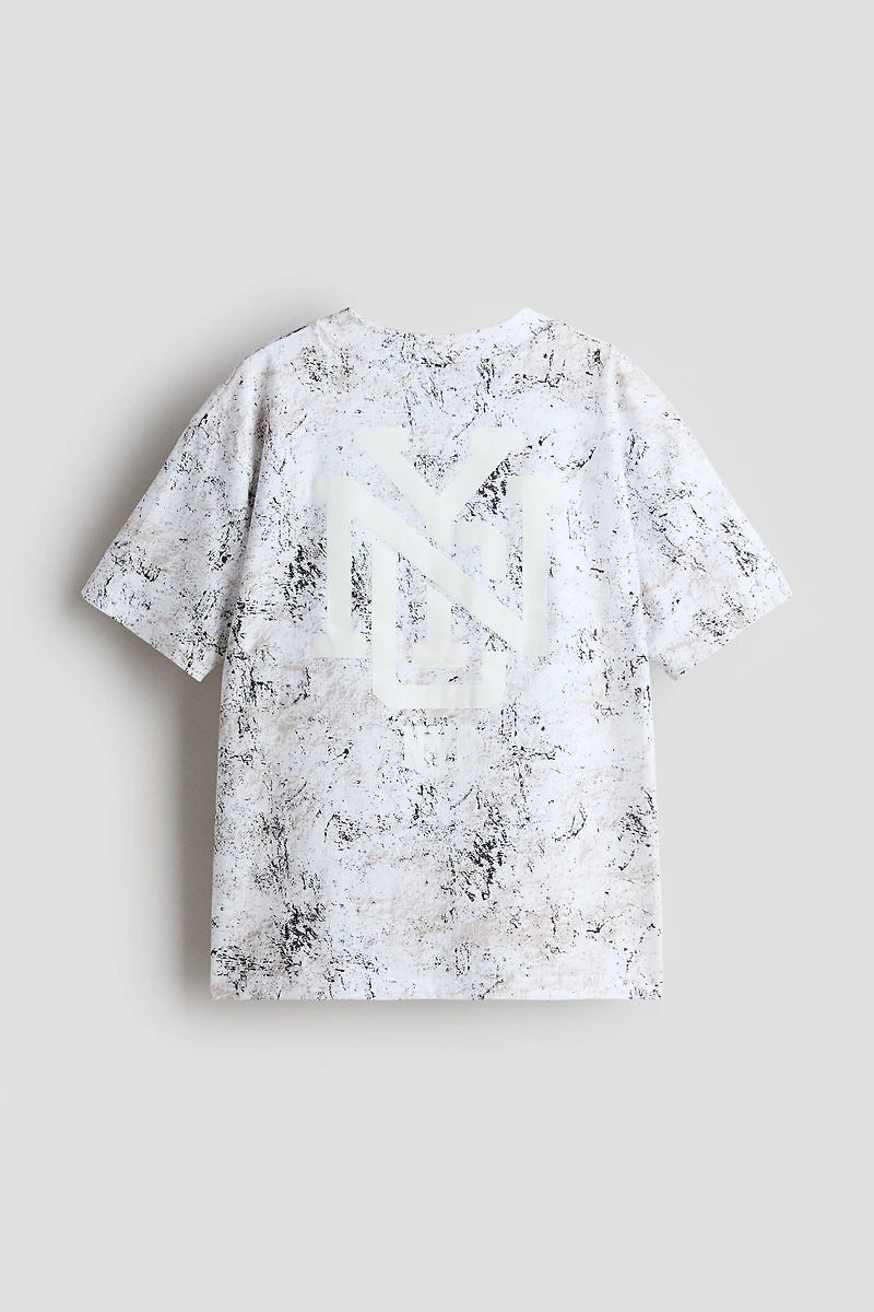 T-shirt ample imprimé