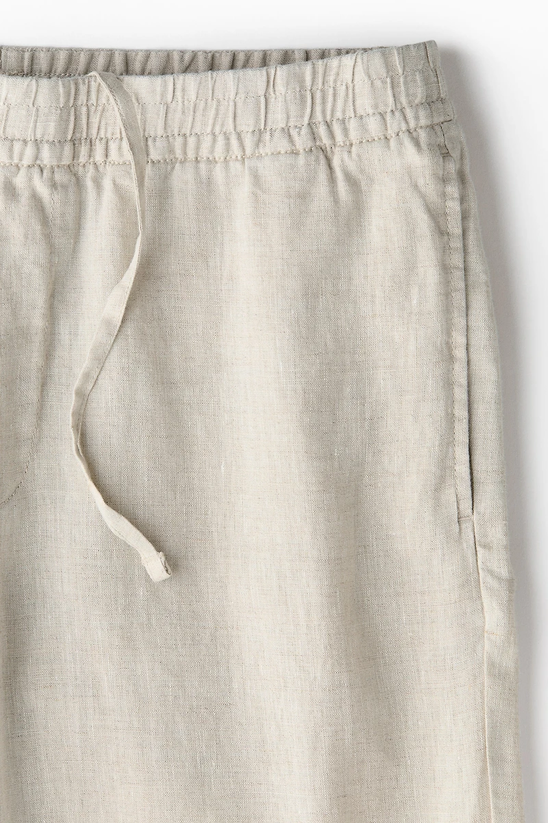 Loose-Fit Linen Pants
