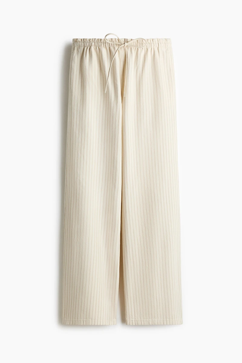 Pantalon en denim à taille élastique