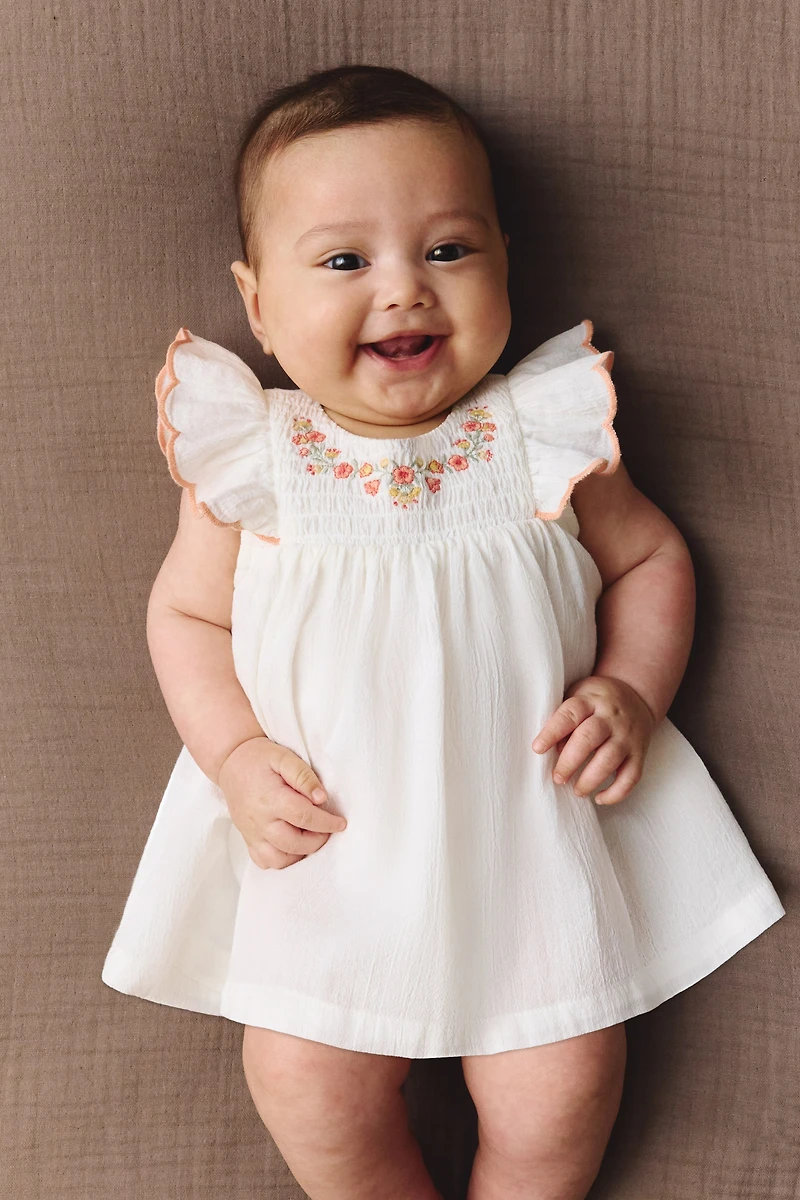 Cotton Bodysuit Dress