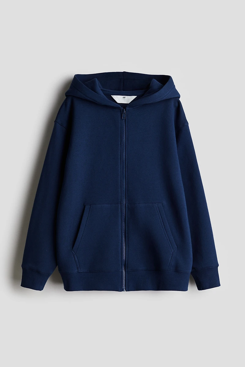 Veste à capuchon glissière