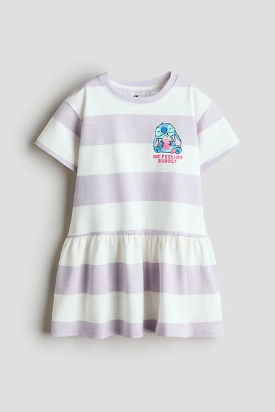 Motif-Detail T-Shirt Dress