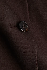 Puff-Sleeved Twill Jacket