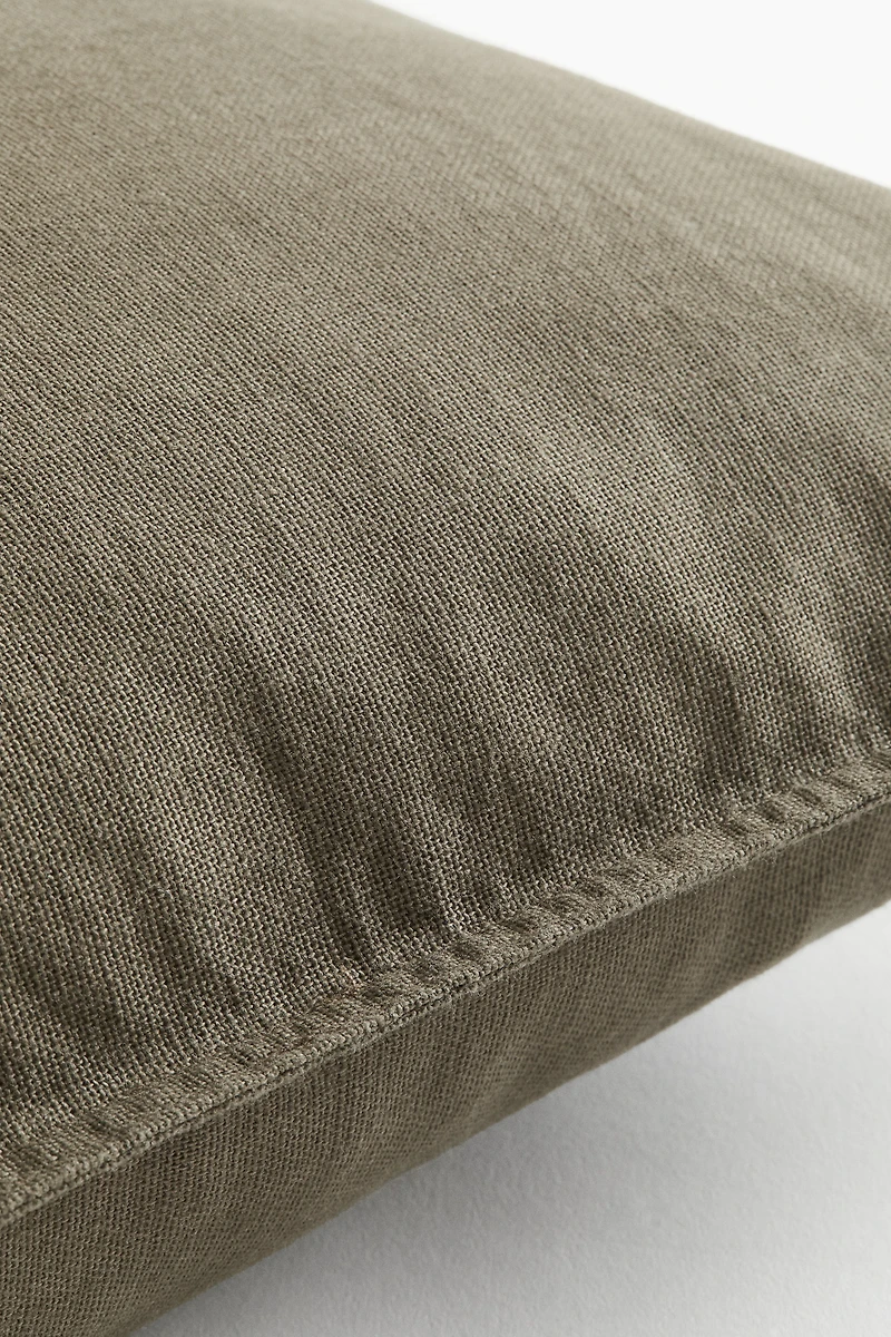 Linen-blend Cushion Cover