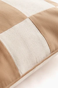 Linen-blend cushion cover