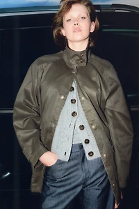 Veste cargo grande taille