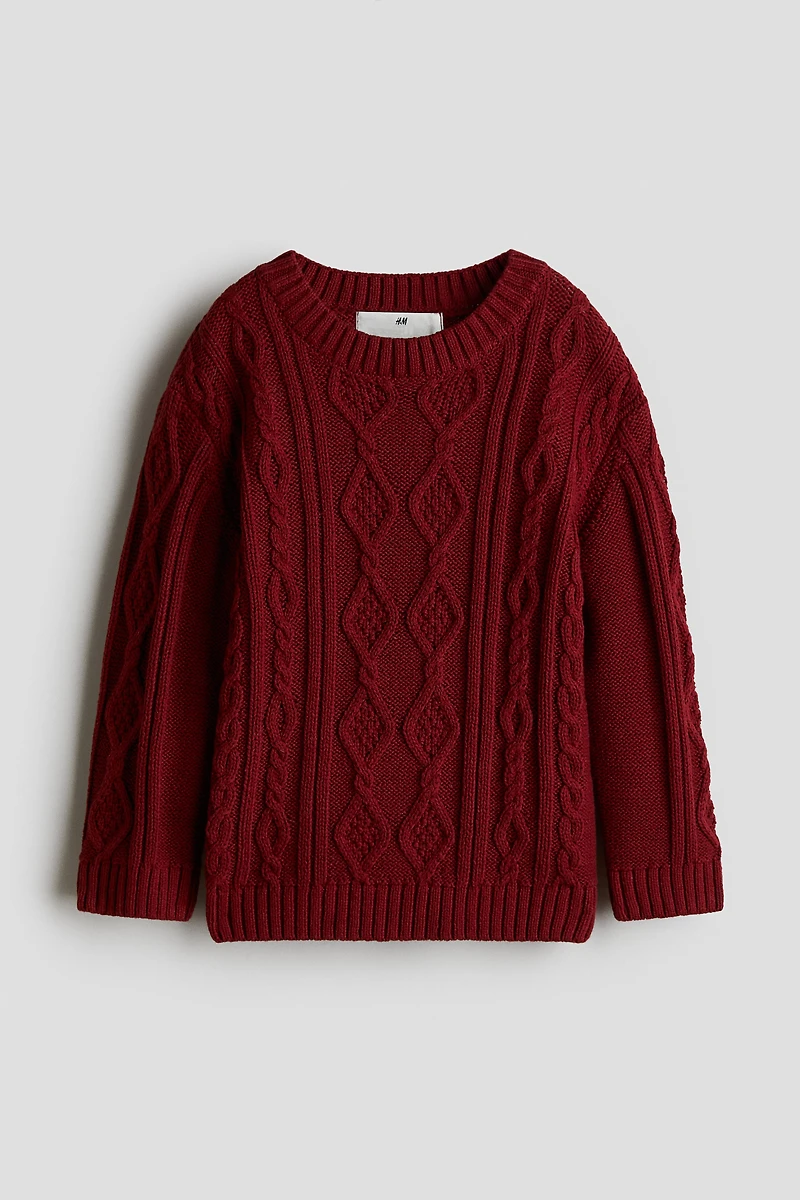 Cable-Knit Sweater