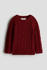 Cable-Knit Sweater