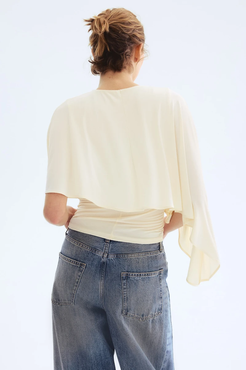 Cape-Detail Top