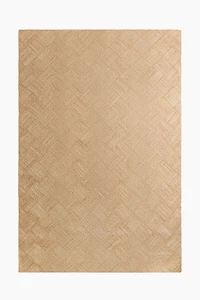 Large Braided Jute Rug
