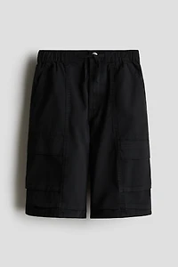 Short cargo en sergé
