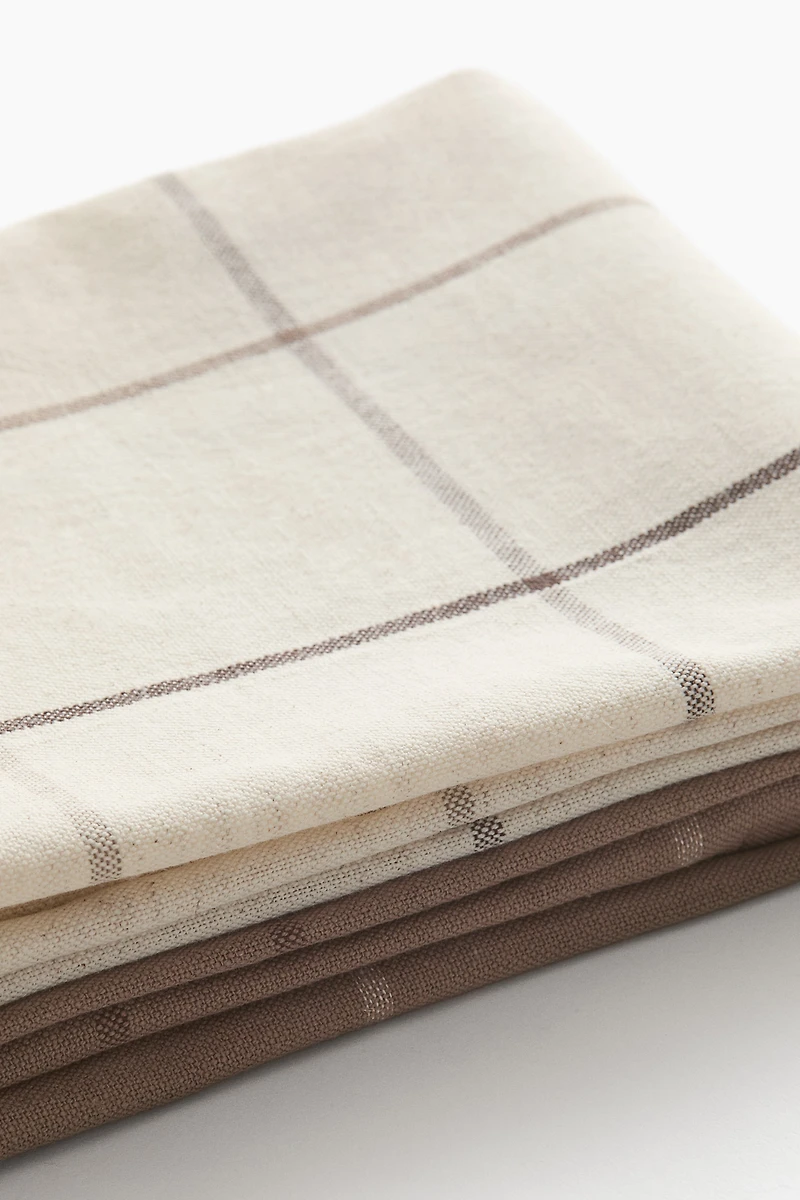 2-Pack Linen-Blend Tea Towels