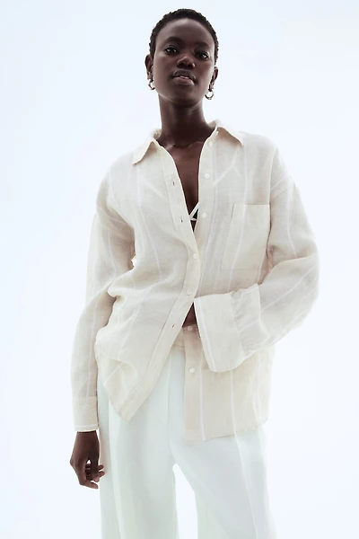 Chemise ample en lin