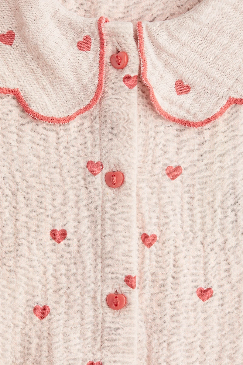 Cotton Muslin Romper Suit