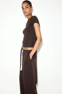 T-shirt ajusté en viscose