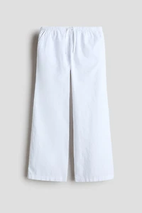 Linen-Blend Pants