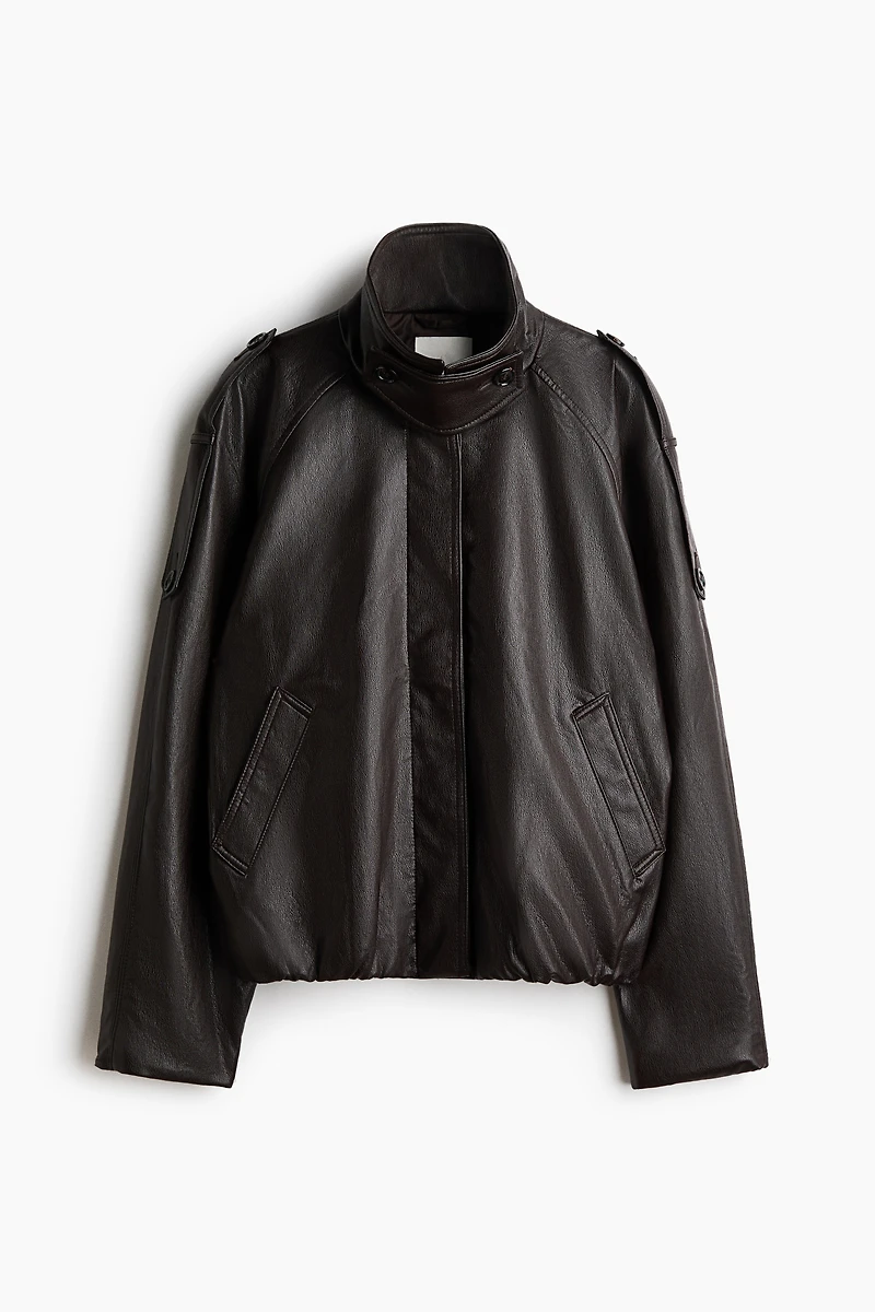 Oversized Coated Jacket