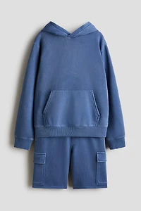 2-Piece Sweatshirt and Sweatshorts Set