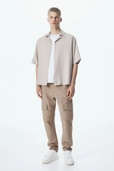 Regular-Fit Twill Cargo Pants