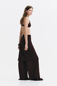 Pants with Layered Skirt