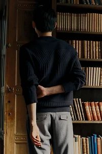 Regular Fit Felted Pants