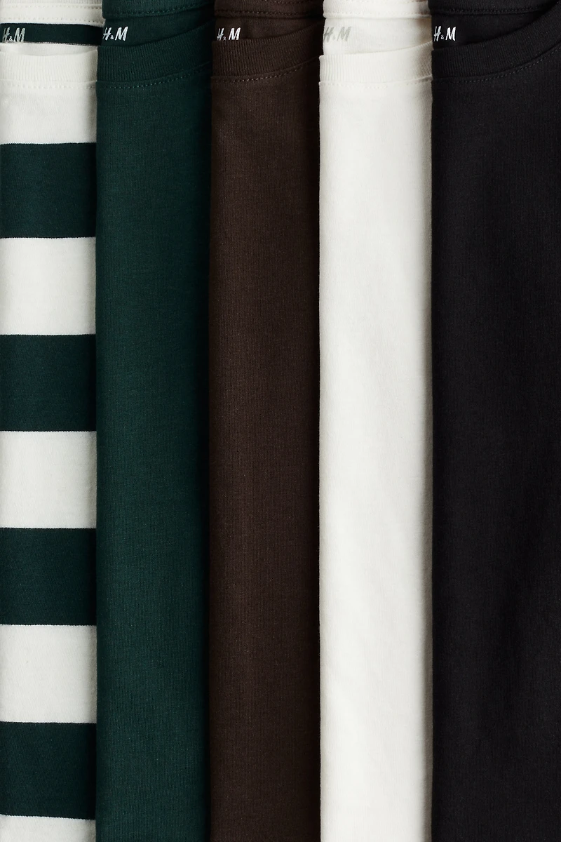 5-pack Long-sleeved T-shirts