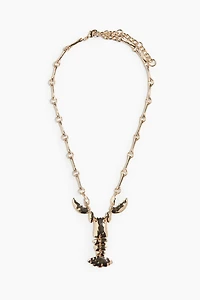 Crayfish-Pendant Necklace