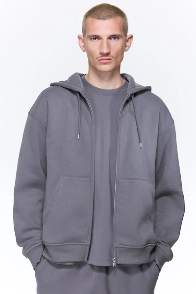 Loose-Fit Hooded Jacket
