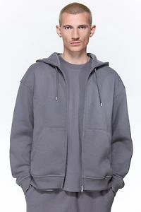 Loose-Fit Hooded Jacket