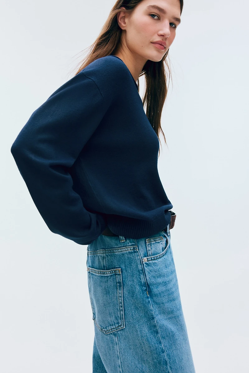 Off-the-Shoulder Sweater