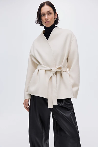 Handmade Wool-Blend Coat