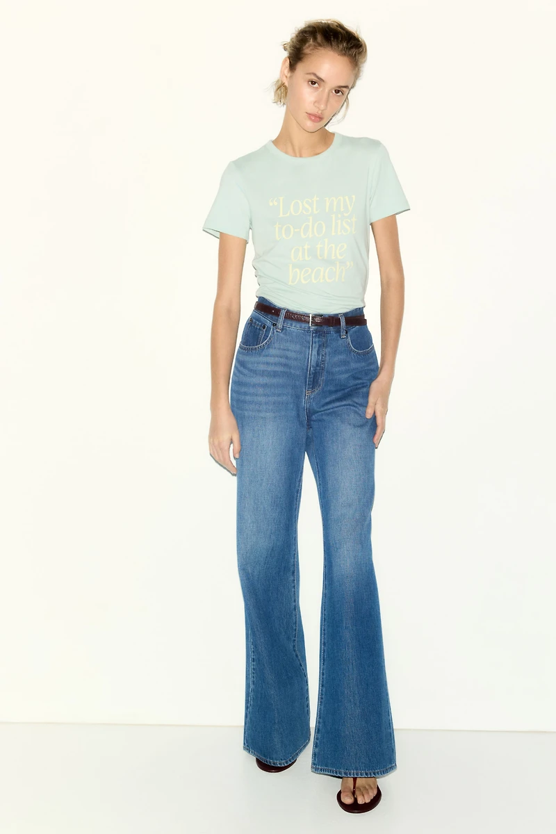 Printed Viscose-Blend T-Shirt