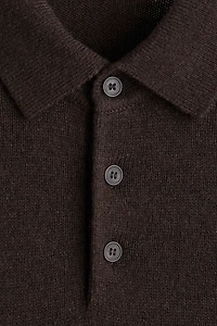 Regular-Fit Wool Polo Shirt