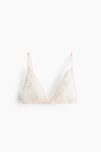 Embroidered Soft-Cup Bra